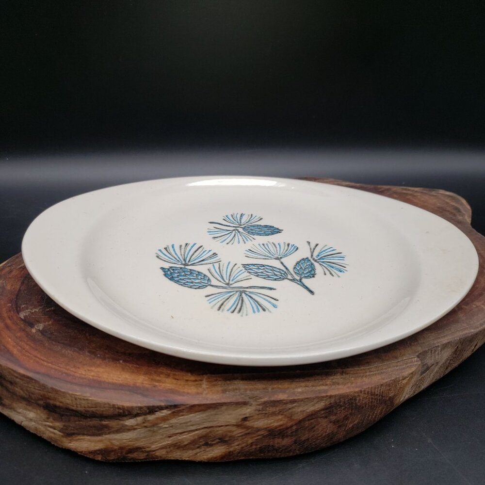 Marcrest Pinecone Small Platter 6 3/4" x 8 5/8" USA Oven Proof